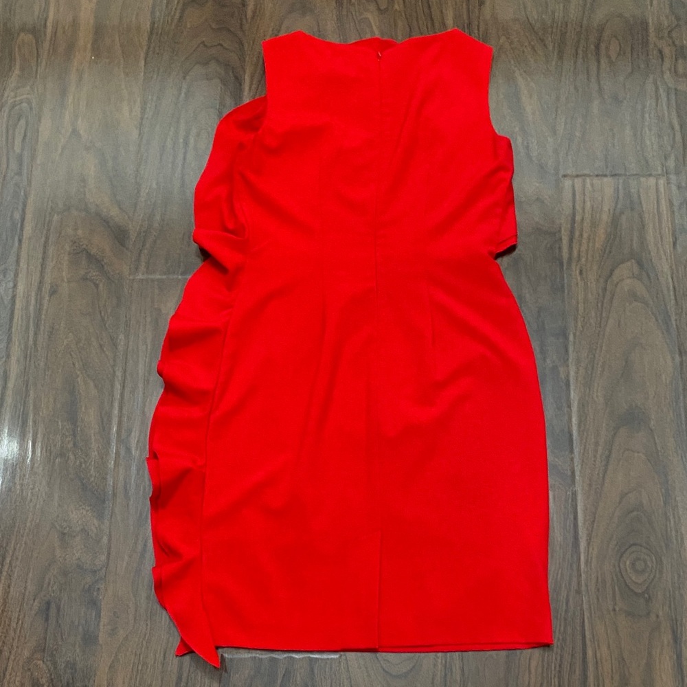 Calvin Klein Ruffle Sleeveless Dress Holiday - Picture 8 of 8